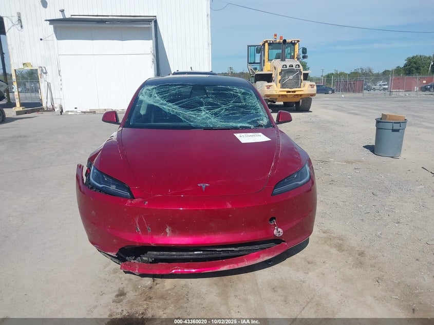 2024 Tesla Model 3 Long Range Dual Motor All-Wheel Drive/Rear-Wheel Drive VIN: 5YJ3E1EA5RF773020 Lot: 43360020