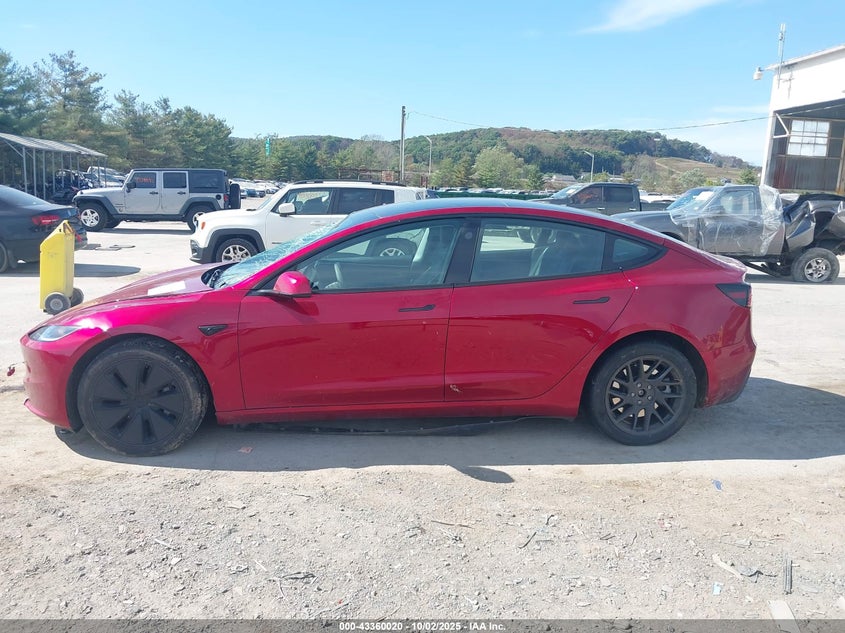 2024 Tesla Model 3 Long Range Dual Motor All-Wheel Drive/Rear-Wheel Drive VIN: 5YJ3E1EA5RF773020 Lot: 43360020