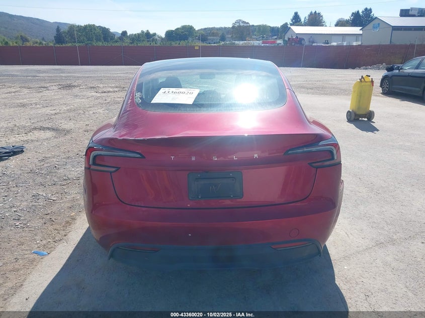 2024 Tesla Model 3 Long Range Dual Motor All-Wheel Drive/Rear-Wheel Drive VIN: 5YJ3E1EA5RF773020 Lot: 43360020