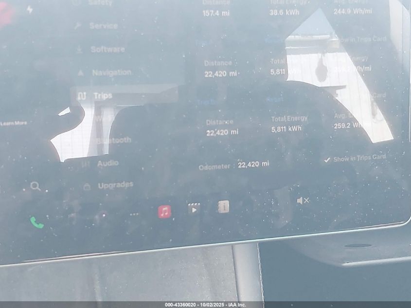 2024 Tesla Model 3 Long Range Dual Motor All-Wheel Drive/Rear-Wheel Drive VIN: 5YJ3E1EA5RF773020 Lot: 43360020