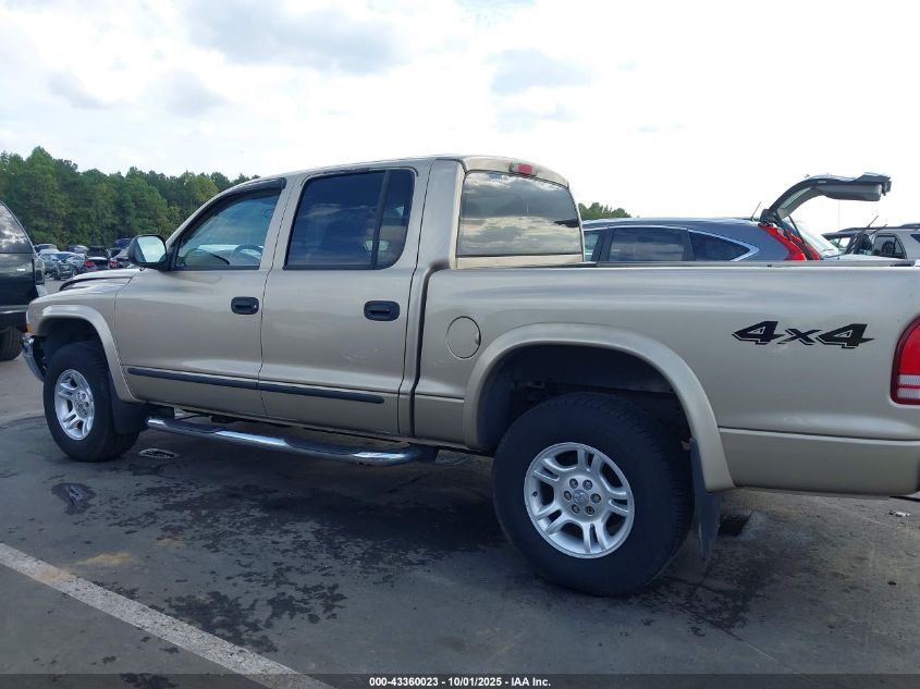 2004 Dodge Dakota Slt VIN: 1D7HG48N84S545305 Lot: 43360023