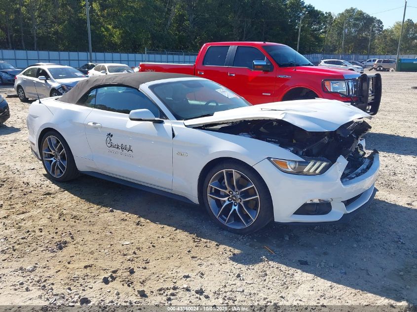 FORD MUSTANG 2016. Lot# 43360024. VIN 1FATP8FF3G5318524. Photo 1