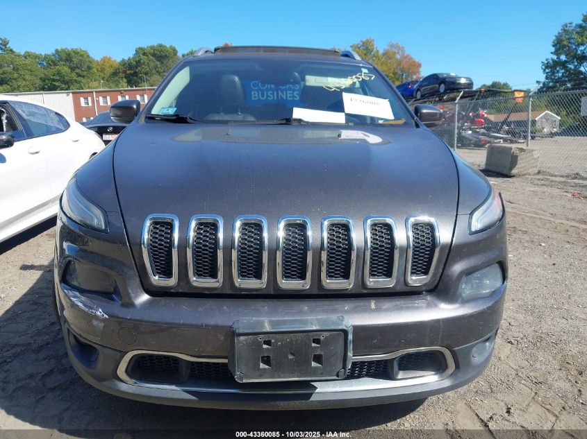 2014 Jeep Cherokee Limited VIN: 1C4PJMDS1EW266579 Lot: 43360085