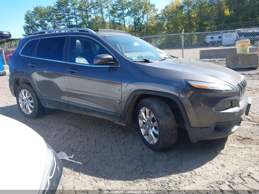 2014 Jeep Cherokee Limited VIN: 1C4PJMDS1EW266579 Lot: 43360085