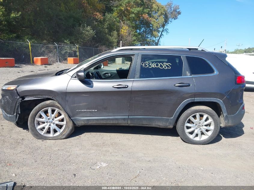 2014 Jeep Cherokee Limited VIN: 1C4PJMDS1EW266579 Lot: 43360085