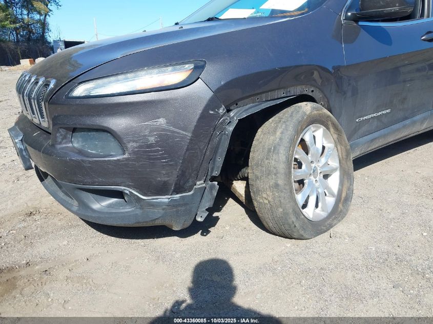 2014 Jeep Cherokee Limited VIN: 1C4PJMDS1EW266579 Lot: 43360085