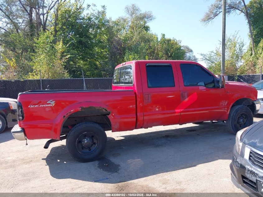 2004 Ford F-250 Lariat/Xl/Xlt VIN: 1FTNW21S94EC90425 Lot: 43360102