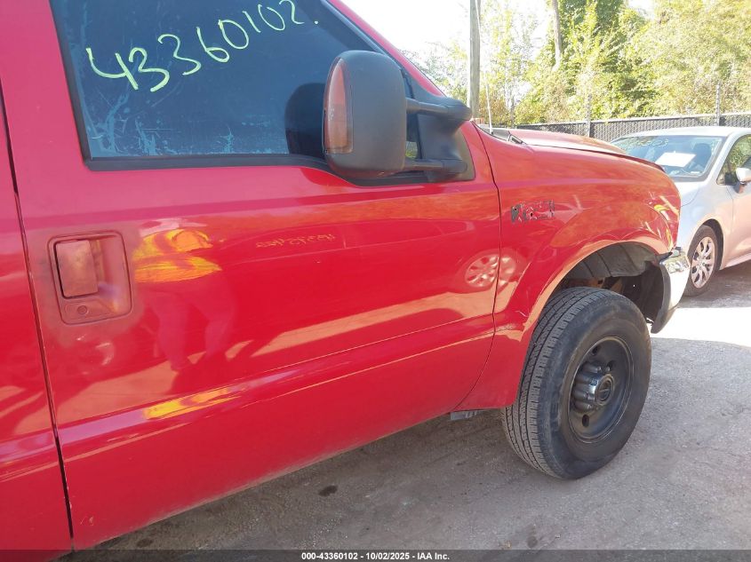 2004 Ford F-250 Lariat/Xl/Xlt VIN: 1FTNW21S94EC90425 Lot: 43360102