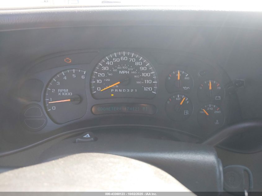 2006 Chevrolet Silverado 1500 Ls VIN: 2GCEC13V961339833 Lot: 43360123