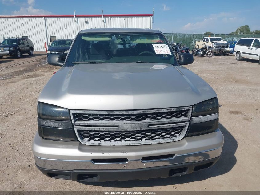 2006 Chevrolet Silverado 1500 Ls VIN: 2GCEC13V961339833 Lot: 43360123