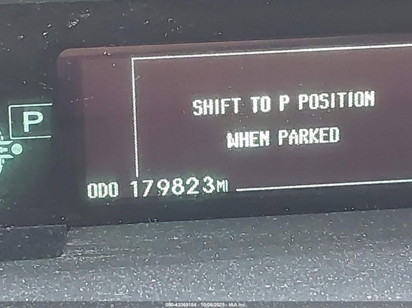 2011 Toyota Prius Four VIN: JTDKN3DU0B1412005 Lot: 43360184