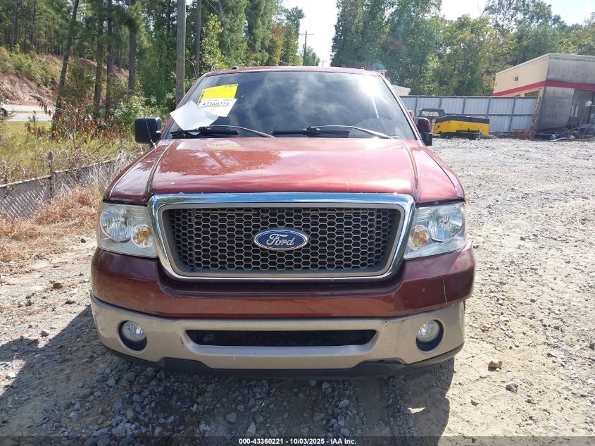 2007 Ford F-150 Lariat/Xlt VIN: 1FTPW12V97KC21168 Lot: 43360221