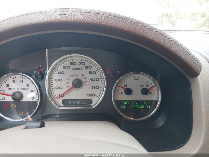 2007 Ford F-150 Lariat/Xlt VIN: 1FTPW12V97KC21168 Lot: 43360221