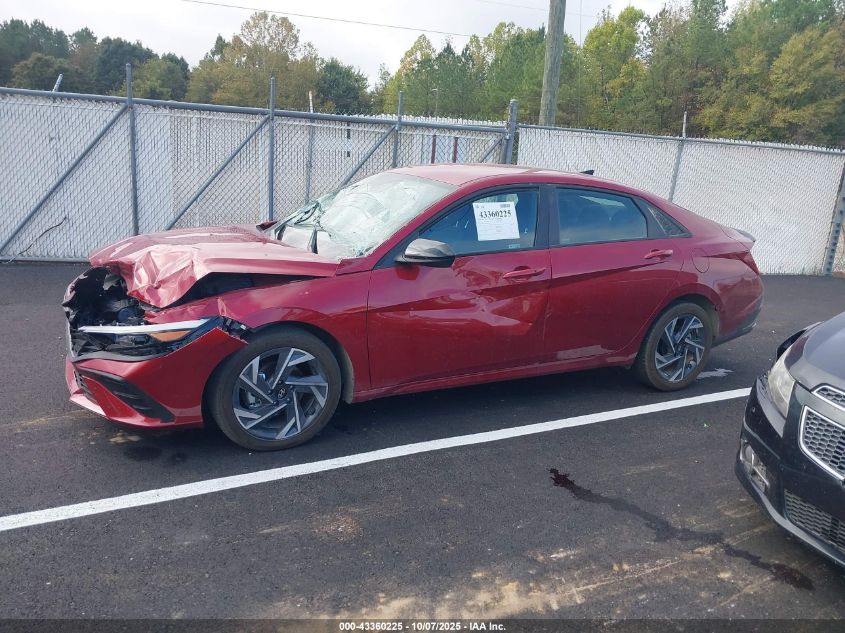 2025 Hyundai Elantra Sel Sport VIN: KMHLM4DG8SU028099 Lot: 43360225