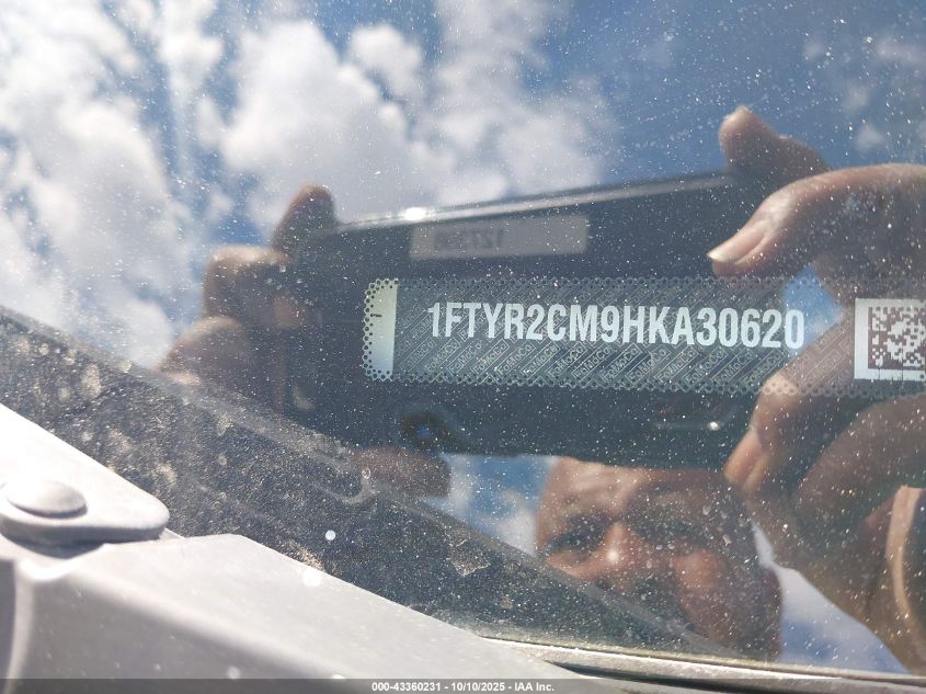 2017 Ford Transit-250 VIN: 1FTYR2CM9HKA30620 Lot: 43360231