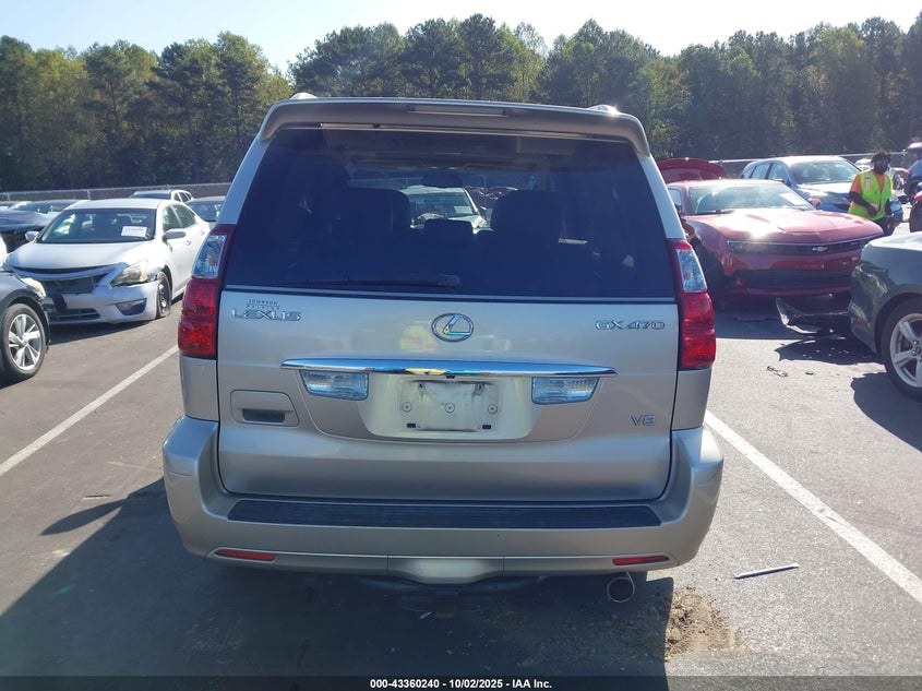 2008 Lexus Gx 470 VIN: JTJBT20X780158403 Lot: 43360240