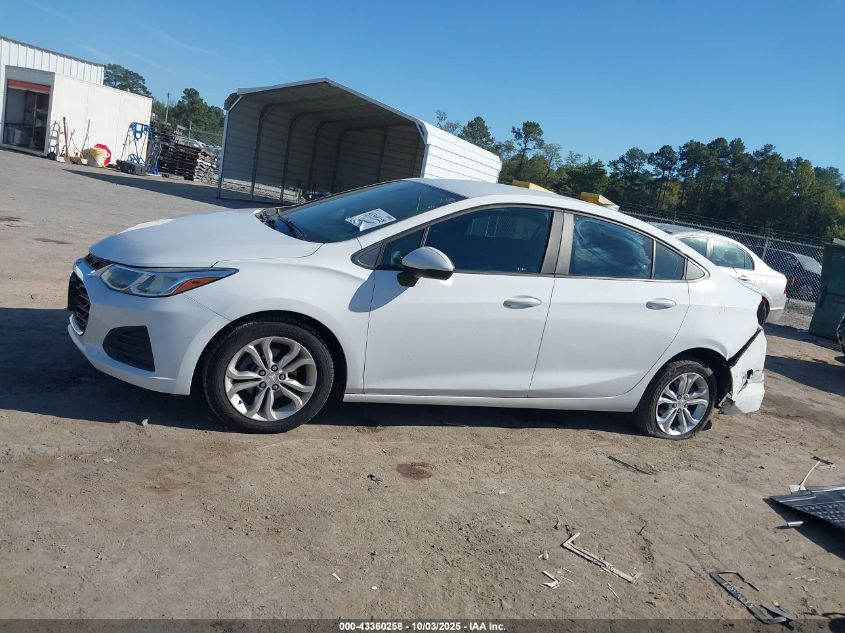 2019 Chevrolet Cruze Ls VIN: 1G1BC5SM1K7101788 Lot: 43360258