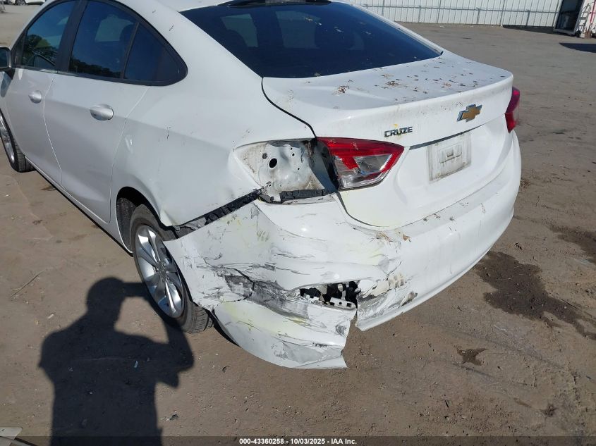 2019 Chevrolet Cruze Ls VIN: 1G1BC5SM1K7101788 Lot: 43360258