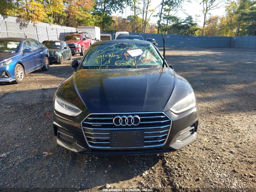 2018 Audi A5 2.0T Premium VIN: WAUBNCF5XJA086201 Lot: 43360302