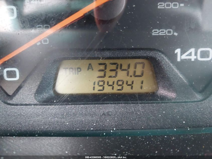 2002 Honda Odyssey Ex VIN: 5FNRL186X2B049627 Lot: 43360305