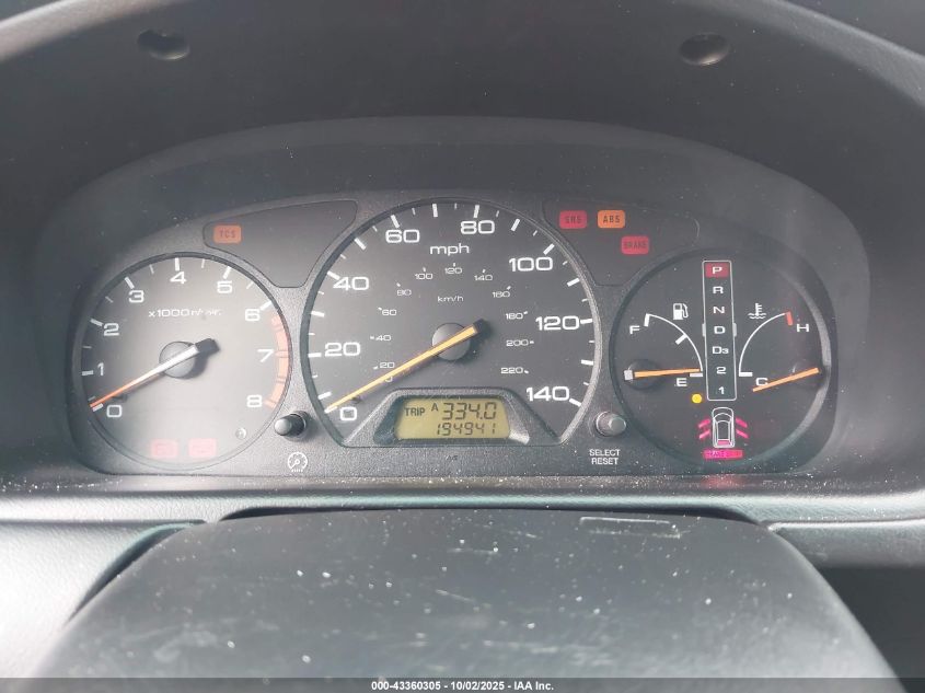 2002 Honda Odyssey Ex VIN: 5FNRL186X2B049627 Lot: 43360305