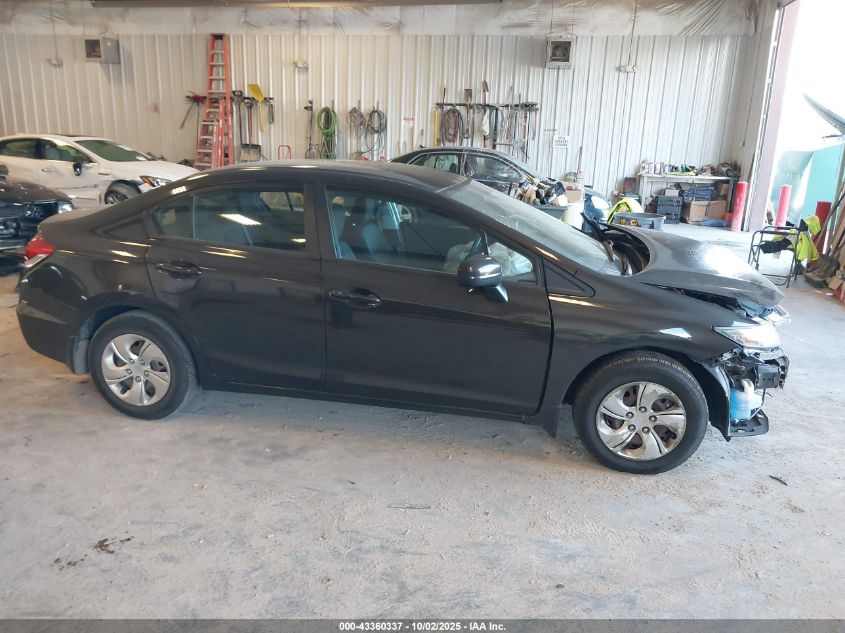 2014 Honda Civic Lx VIN: 2HGFB2F58EH524228 Lot: 43360337