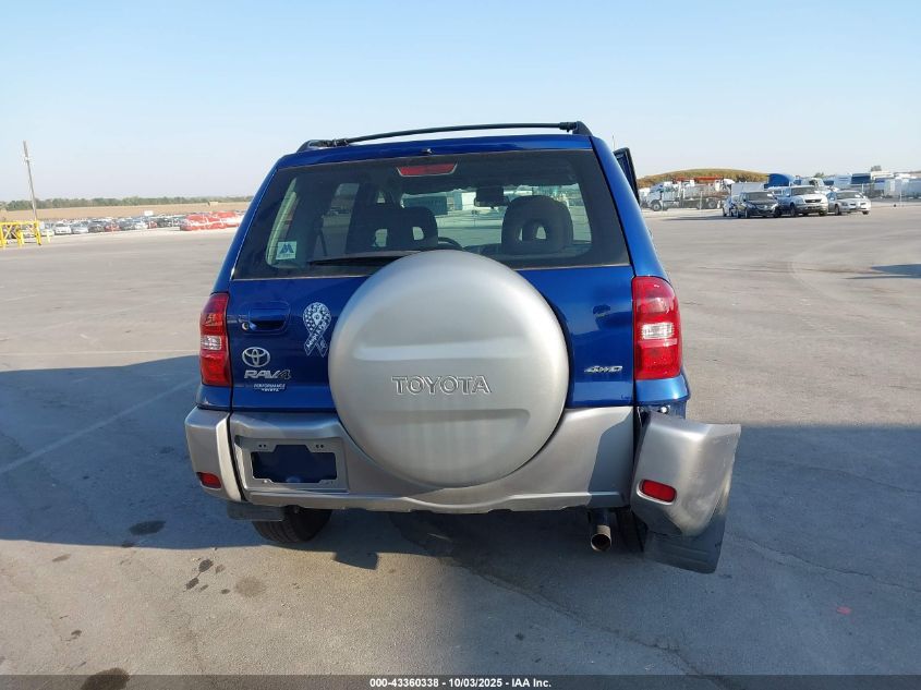 2004 Toyota Rav4 VIN: JTEHD20V446012181 Lot: 43360338