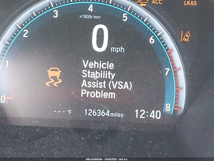 2016 Honda Civic Touring VIN: 19XFC1F92GE033578 Lot: 43360356