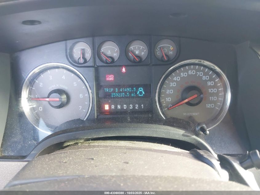 2010 Ford F-150 Fx2 Sport/Harley-Davidson/King Ranch/Lariat/Platinum/Xl/Xlt VIN: 1FTFW1CV3AFA50329 Lot: 43360388