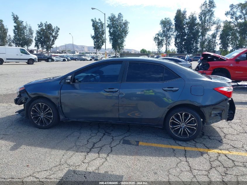 2016 Toyota Corolla S Plus VIN: 5YFBURHE5GP511155 Lot: 43360405