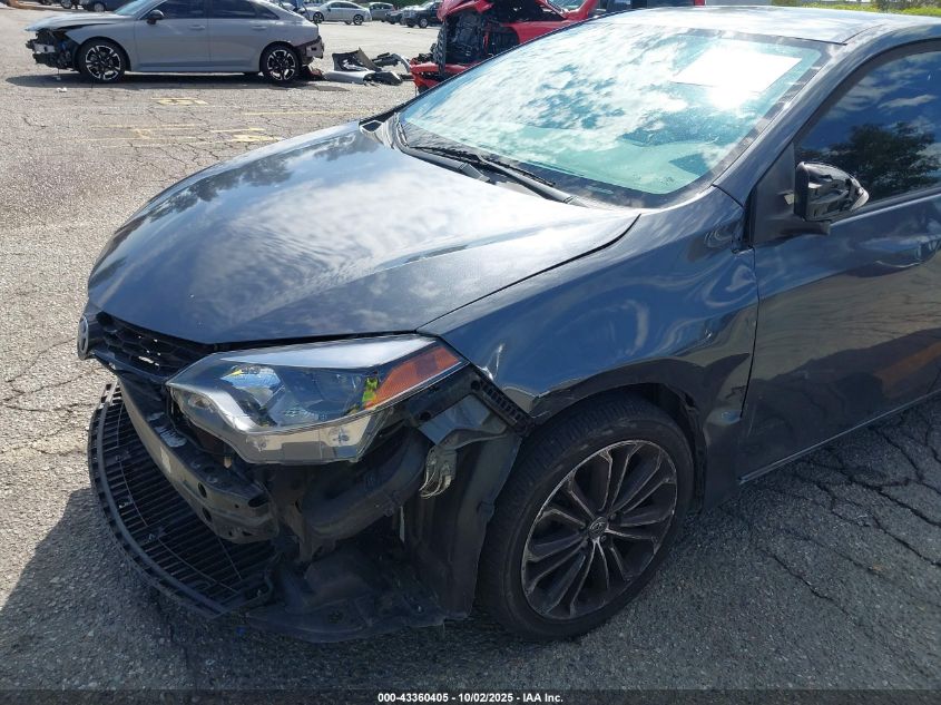 2016 Toyota Corolla S Plus VIN: 5YFBURHE5GP511155 Lot: 43360405