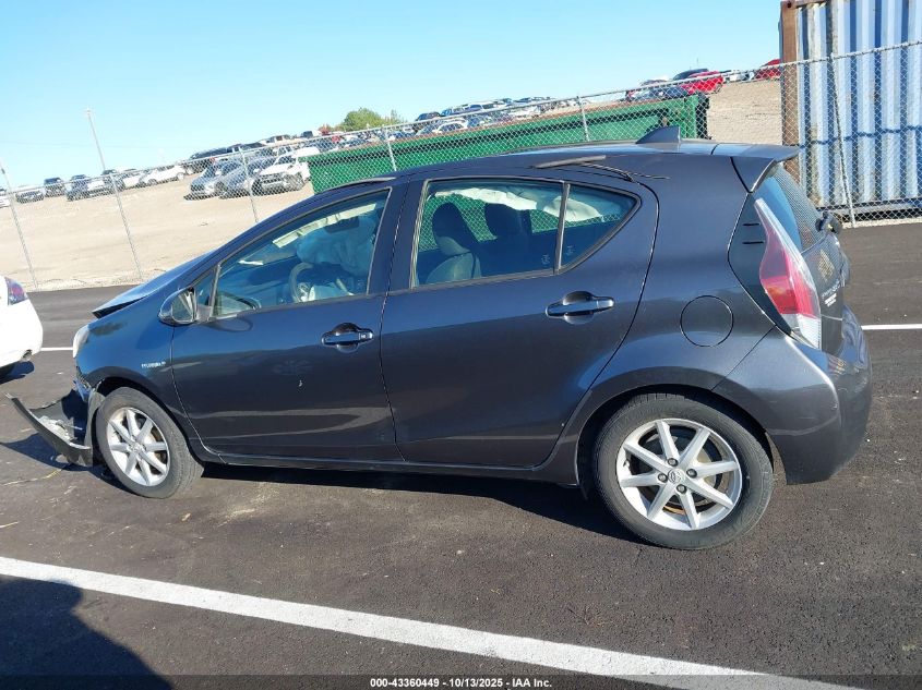 2015 Toyota Prius C VIN: JTDKDTB34F1582239 Lot: 43360449