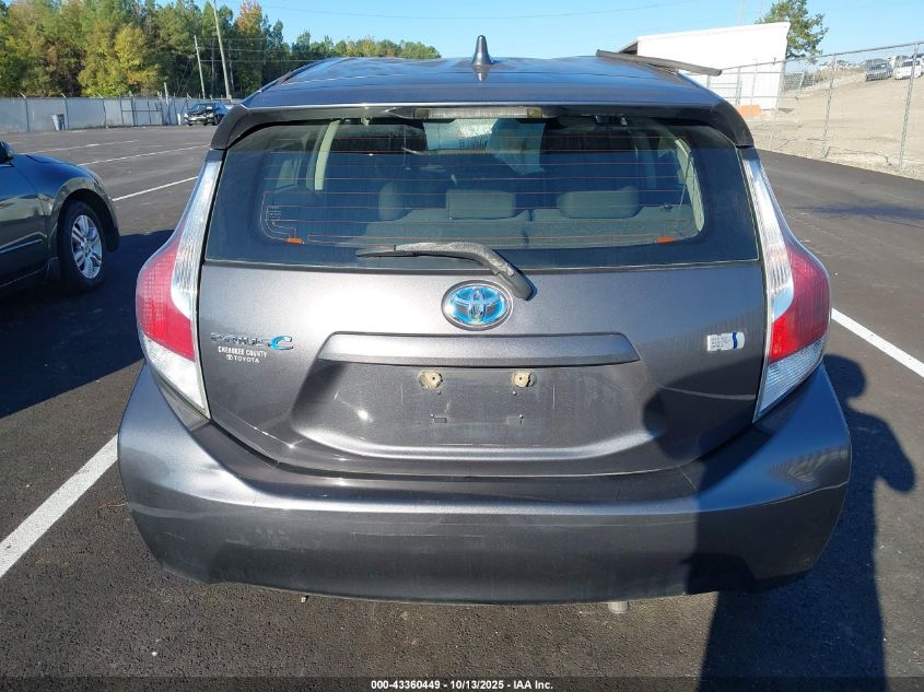 2015 Toyota Prius C VIN: JTDKDTB34F1582239 Lot: 43360449