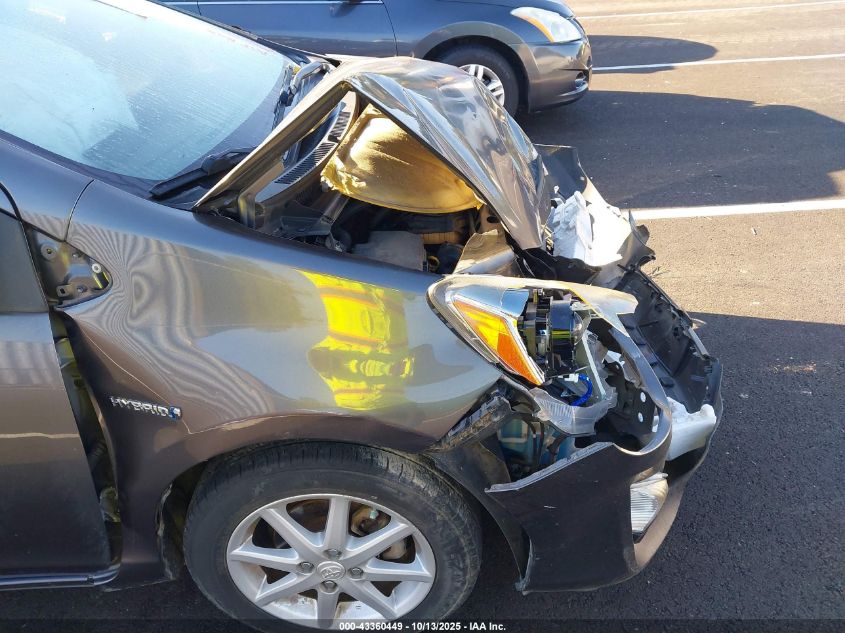 2015 Toyota Prius C VIN: JTDKDTB34F1582239 Lot: 43360449