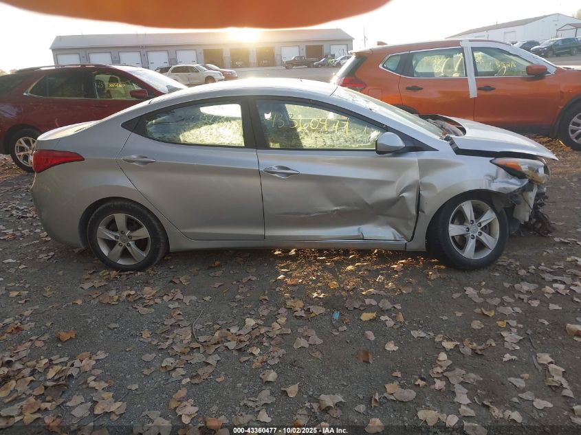 2013 Hyundai Elantra Gls VIN: 5NPDH4AE8DH453173 Lot: 43360477