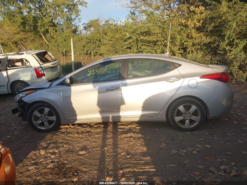 2013 Hyundai Elantra Gls VIN: 5NPDH4AE8DH453173 Lot: 43360477