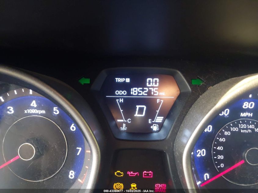 2013 Hyundai Elantra Gls VIN: 5NPDH4AE8DH453173 Lot: 43360477