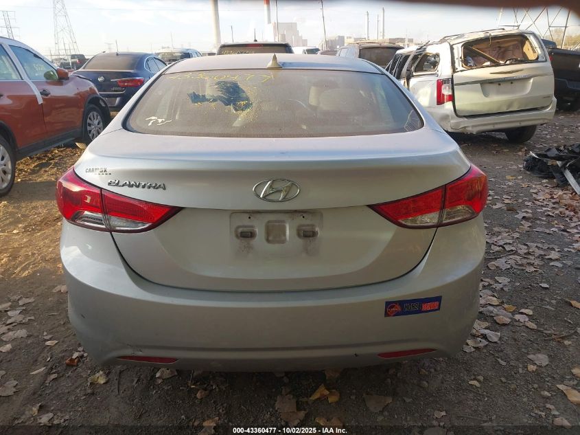 2013 Hyundai Elantra Gls VIN: 5NPDH4AE8DH453173 Lot: 43360477