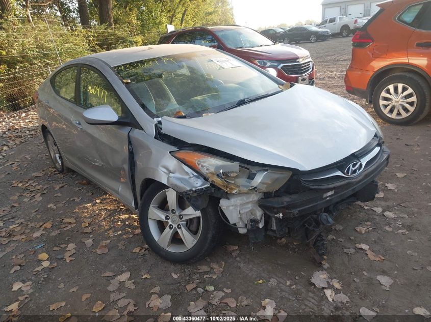 2013 Hyundai Elantra Gls VIN: 5NPDH4AE8DH453173 Lot: 43360477
