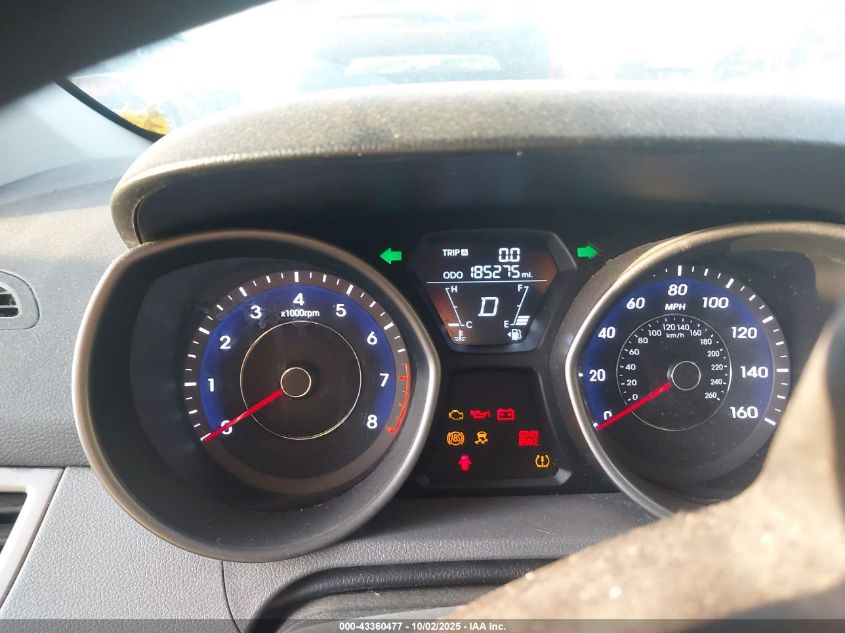 2013 Hyundai Elantra Gls VIN: 5NPDH4AE8DH453173 Lot: 43360477