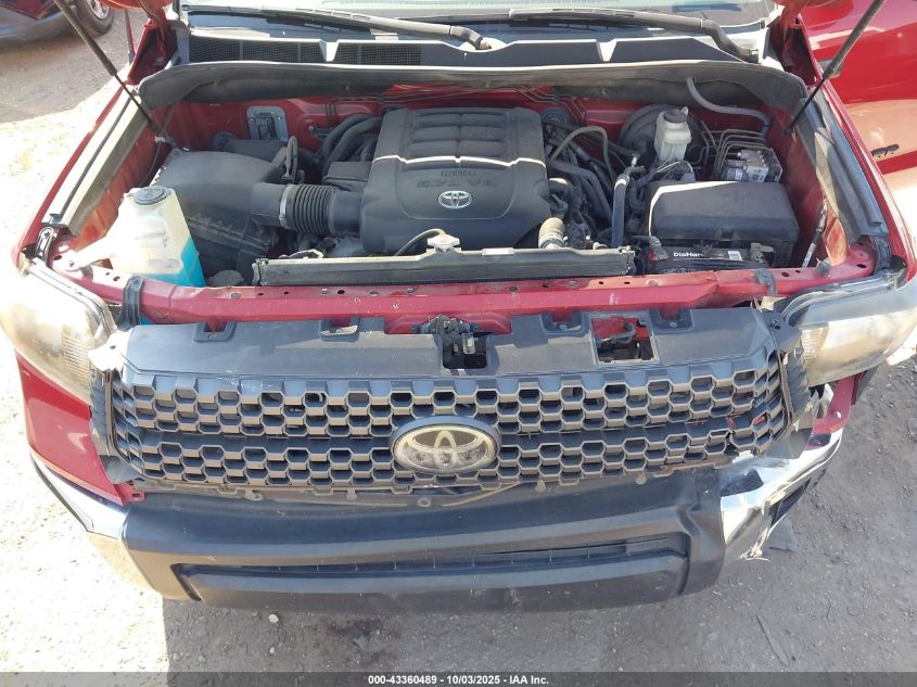 2018 TOYOTA TUNDRA SR5 5.7L V8 5TFEY5F19JX230818