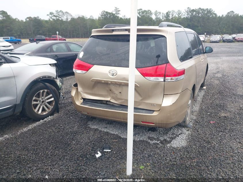 2011 Toyota Sienna Le V6 VIN: 5TDKK3DC4BS161024 Lot: 43360502