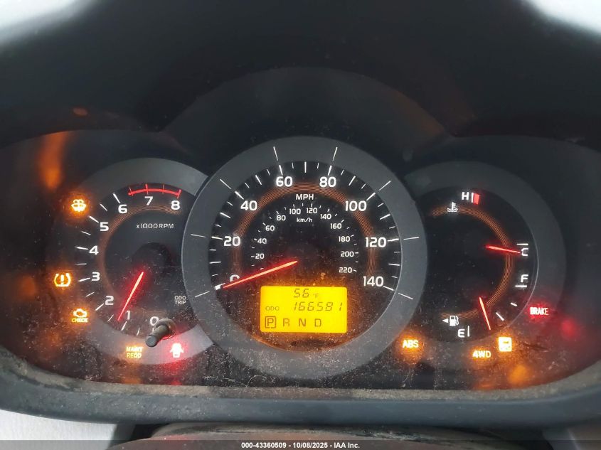 2010 Toyota Rav4 VIN: JTMBF4DV1A5020900 Lot: 43360509