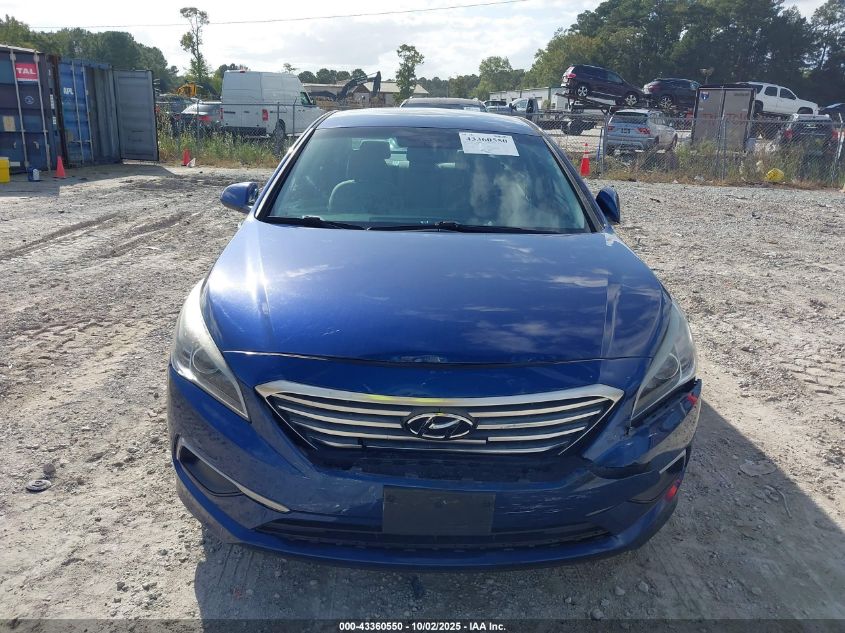 2017 Hyundai Sonata VIN: 5NPE24AF3HH491057 Lot: 43360550