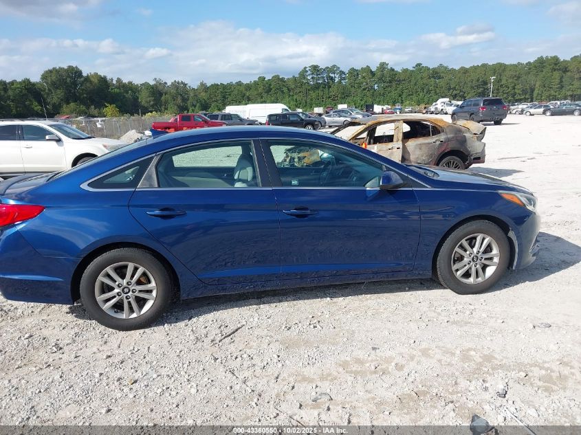 2017 Hyundai Sonata VIN: 5NPE24AF3HH491057 Lot: 43360550