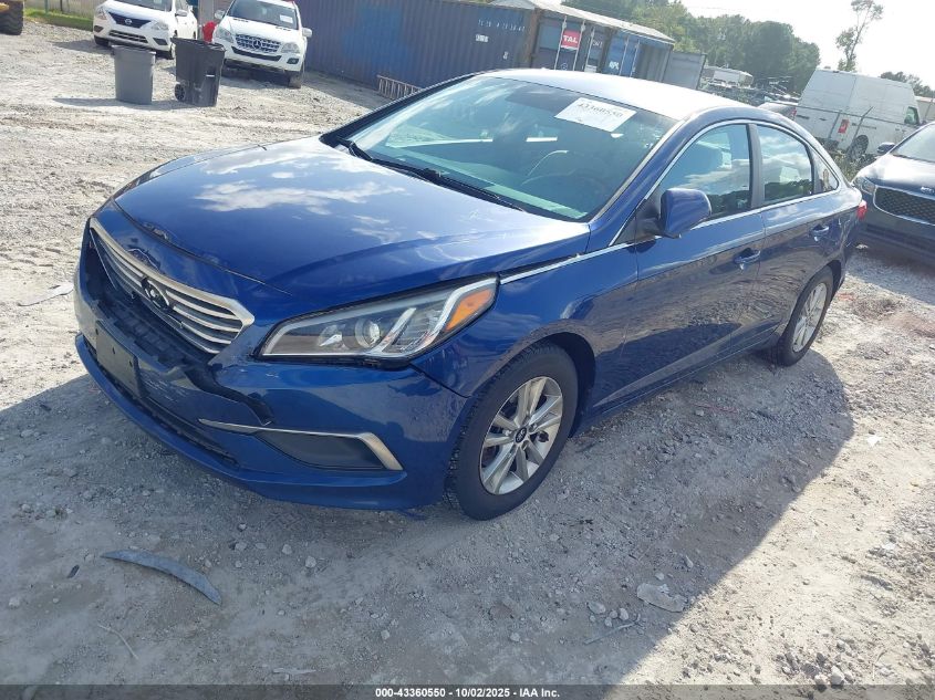 2017 Hyundai Sonata VIN: 5NPE24AF3HH491057 Lot: 43360550