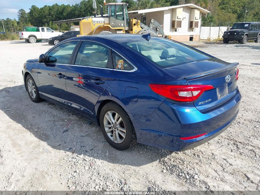 2017 Hyundai Sonata VIN: 5NPE24AF3HH491057 Lot: 43360550