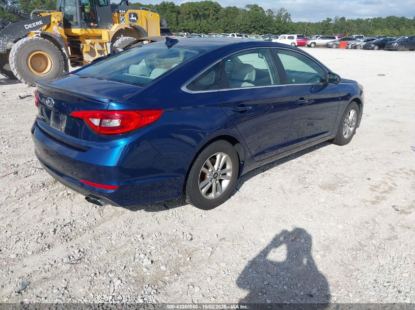 2017 Hyundai Sonata VIN: 5NPE24AF3HH491057 Lot: 43360550