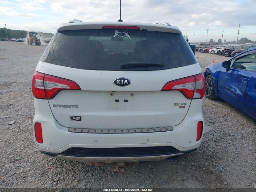 2014 Kia Sorento Sx V6 VIN: 5XYKWDA71EG542381 Lot: 43360553