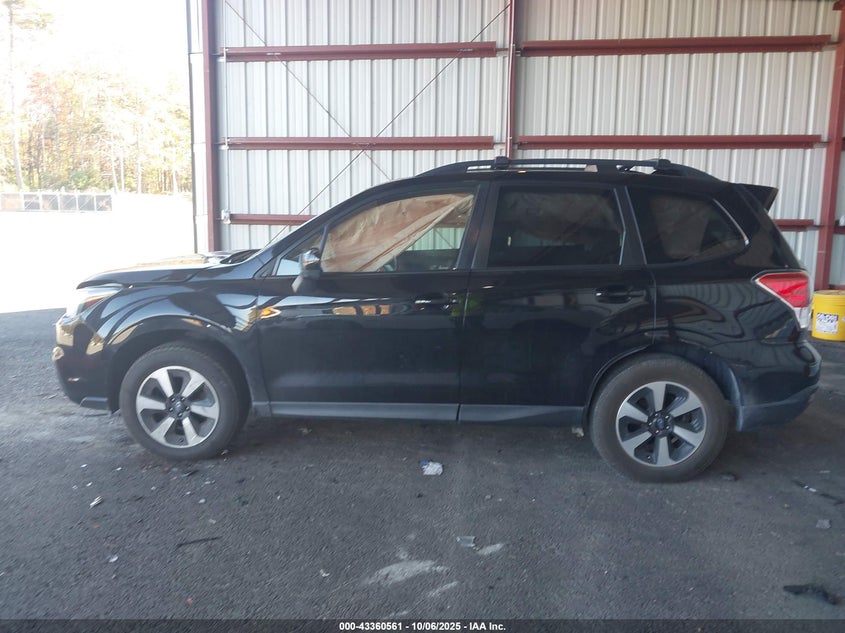 2017 Subaru Forester 2.5 2.5i Premium Black Lot 111043360561 Vin JF2SJAEC2HH578503